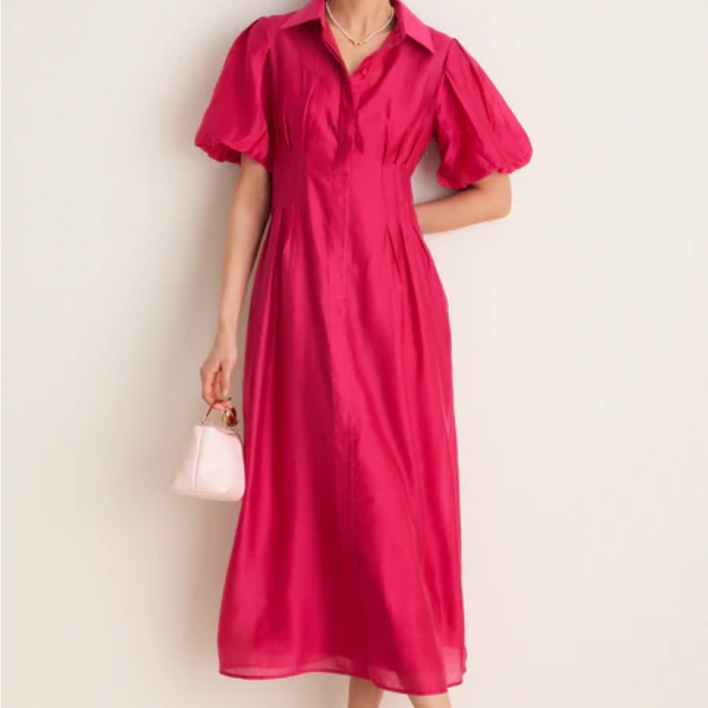 Tuckernuck Raspberry Organza Delaney Dress
NWOT